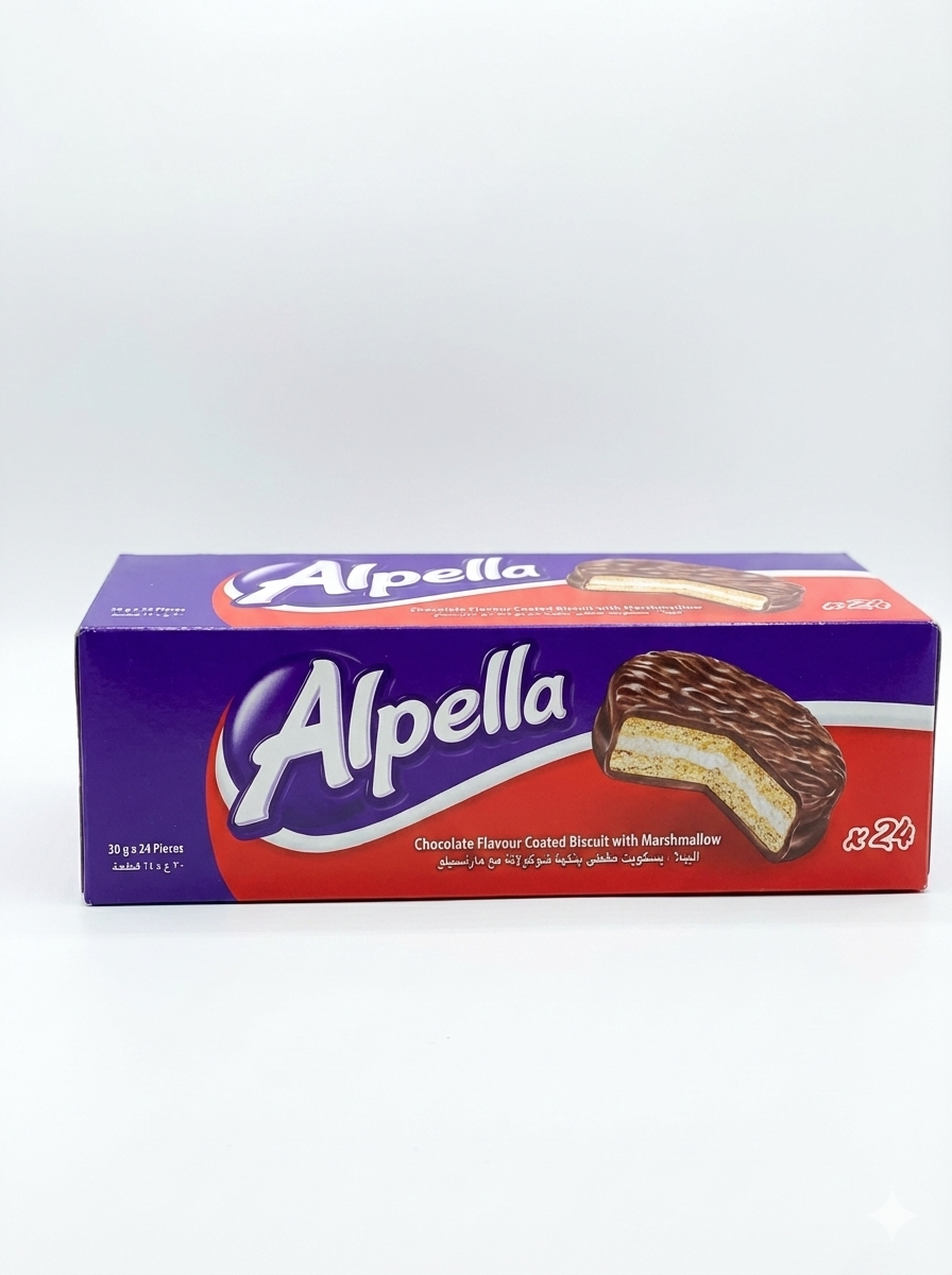 Alpella Biscuit with Marshmallow 30g